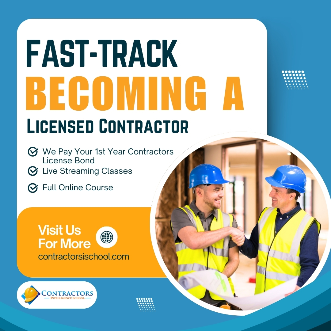 ContractorsSchl's tweet photo. 🚀 Fast-Track Your Contractors License in California!
🌐 Learn more: https://t.co/6mOUaxtFQ5
#ContractorsLicense #CaliforniaContractorLicense #ContractorsSchoolInCalifornia #GetLicensedFast #ConstructionCareer #ContractorLife #LicenseToBuild https://t.co/oPioo1R1uy
