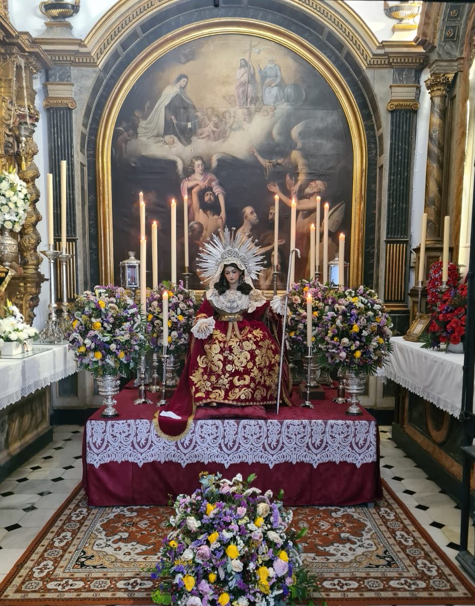 sacramentaldh's tweet photo. Da inicio el Solemne y Devoto Besamano de la Divina Pastora de las Almas. https://t.co/FenrT7OppZ