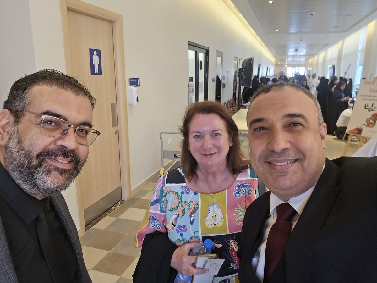 dr_kaleel's tweet photo. I was pleased to attend the graduation projects event for our media students with my colleagues in the Applied Media Department. We wish our students success and a bright future. https://t.co/CYZEfvbyt5