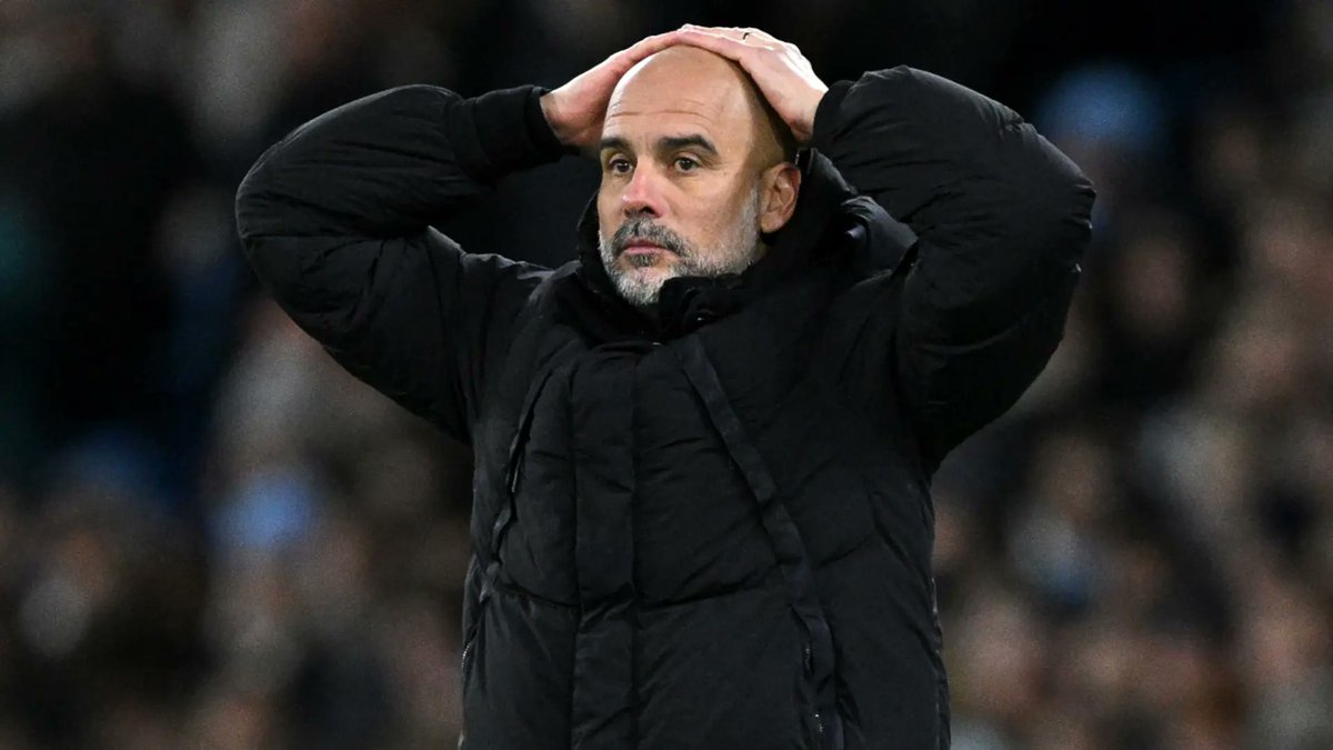 TouchlineX's tweet photo. 🚨 𝗕𝗥𝗘𝗔𝗞𝗜𝗡𝗚: PEP GUARDIOLA FINISHES THE SEASON TROPHYLESS! https://t.co/mWR0JU4hMb