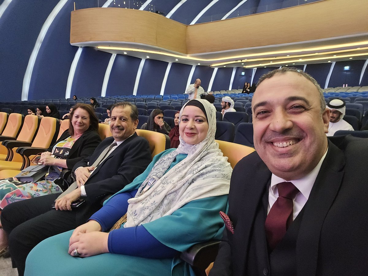 dr_kaleel's tweet photo. I was pleased to attend the graduation projects event for our media students with my colleagues in the Applied Media Department. We wish our students success and a bright future. https://t.co/CYZEfvbyt5