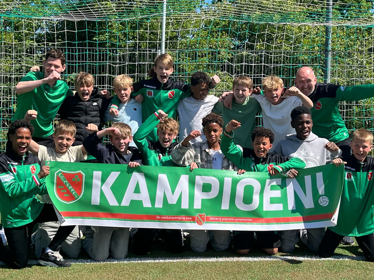 Mega Trots op deze ploeg die in najaar na al promotie naar 4e Divisie bewerkstelligden, nu ook kampioen zijn geworden en ook nog eens promoveren naar de 3e Divisie!! Een 4-0 zege vandaag volstond en met 10-27 met nog 1 duel te gaan 6 punten voor op Urk en Lac Frisia