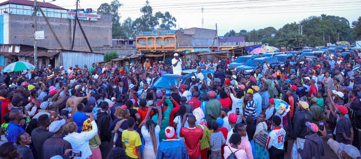 rigathi's tweet photo. Thankyou the great people of Kabati in Kandara Constituency for the warm greetings. I’m thrilled DCP PARTY is a household name a few days after the unveiling. 

We will keep listening to WANANCHI because that is the VOICE of the GROUND. 

Asanteni! https://t.co/4Diwkm69Eg