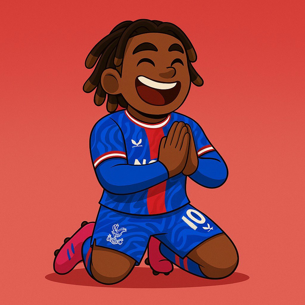 miniballrs's tweet photo. #CrystalPalace holding on for a historic win! #FACupFinal #Eberechi #CRYMNC 
#miniBALLRS #Eze https://t.co/R7DMQRB9Qq