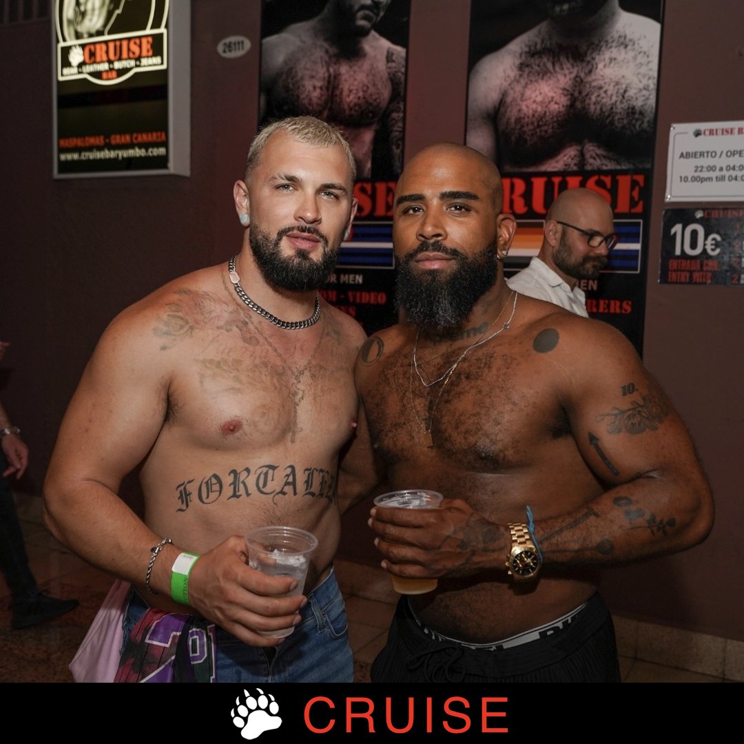 Abrimos todas las noches de 10PM a 4AM.
⠀
Happy hour en la terraza de 10PM a 11PM.
⠀
#cruisebar #maspalomas #grancanaria #onlymen #leatherclubmen #beardmenstyle #gay #gaybear #gayman #beardlove #beardedstyle