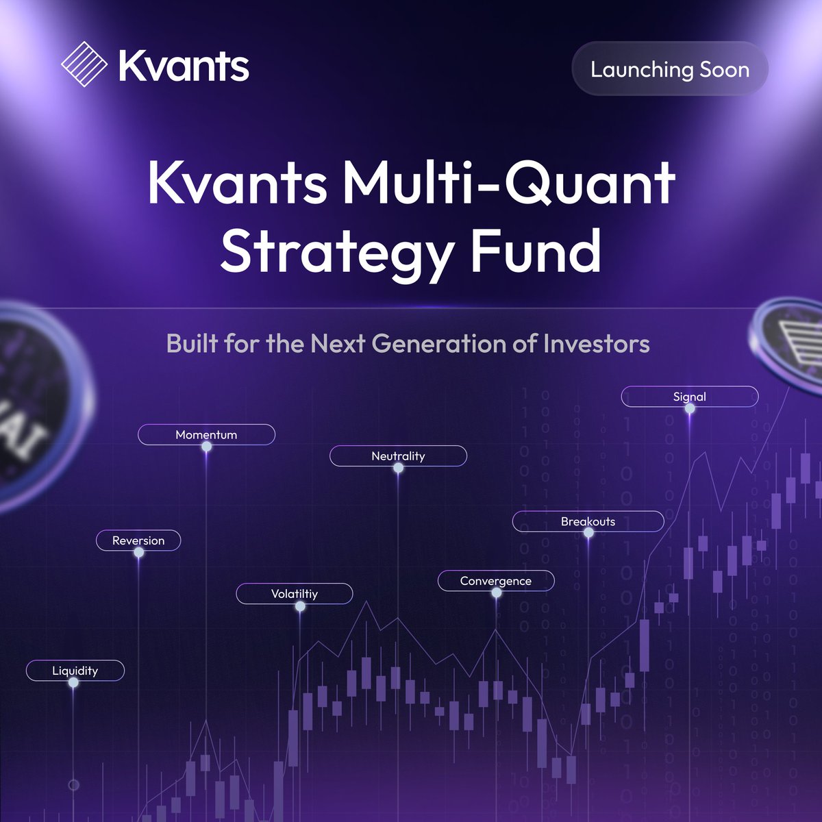 KvantsAI's tweet photo. A new era of AI-driven capital allocation is almost here.

@KvantsAI is making it possible. 💡

Get ready to invest like the pros. 
Be the first to know 🔽
https://t.co/Lbe6NwrPBj

#QuantFund #CryptoInvesting #Kvants https://t.co/ozxlX3vQ2u
