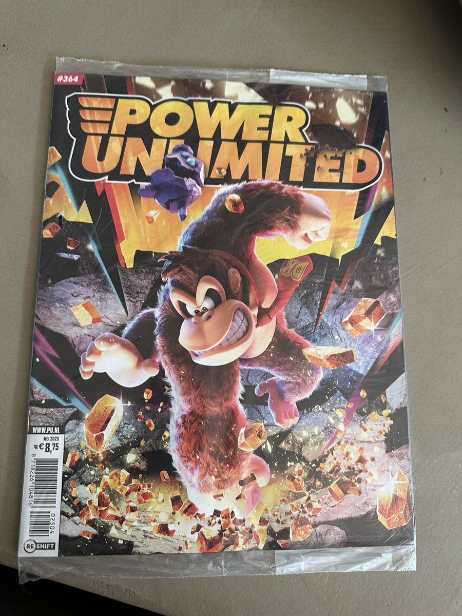 Het nieuwe nummer #364 <a href="/PowerUnlimited/">PU!</a> magazine is gearriveerd! Met een prachtige cover van #DonkeyKongBananza 🦍🍌