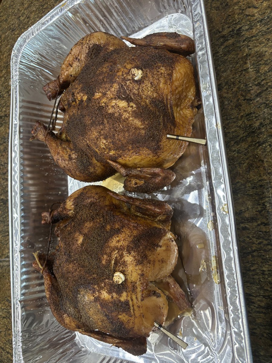 Smoked some birds today.