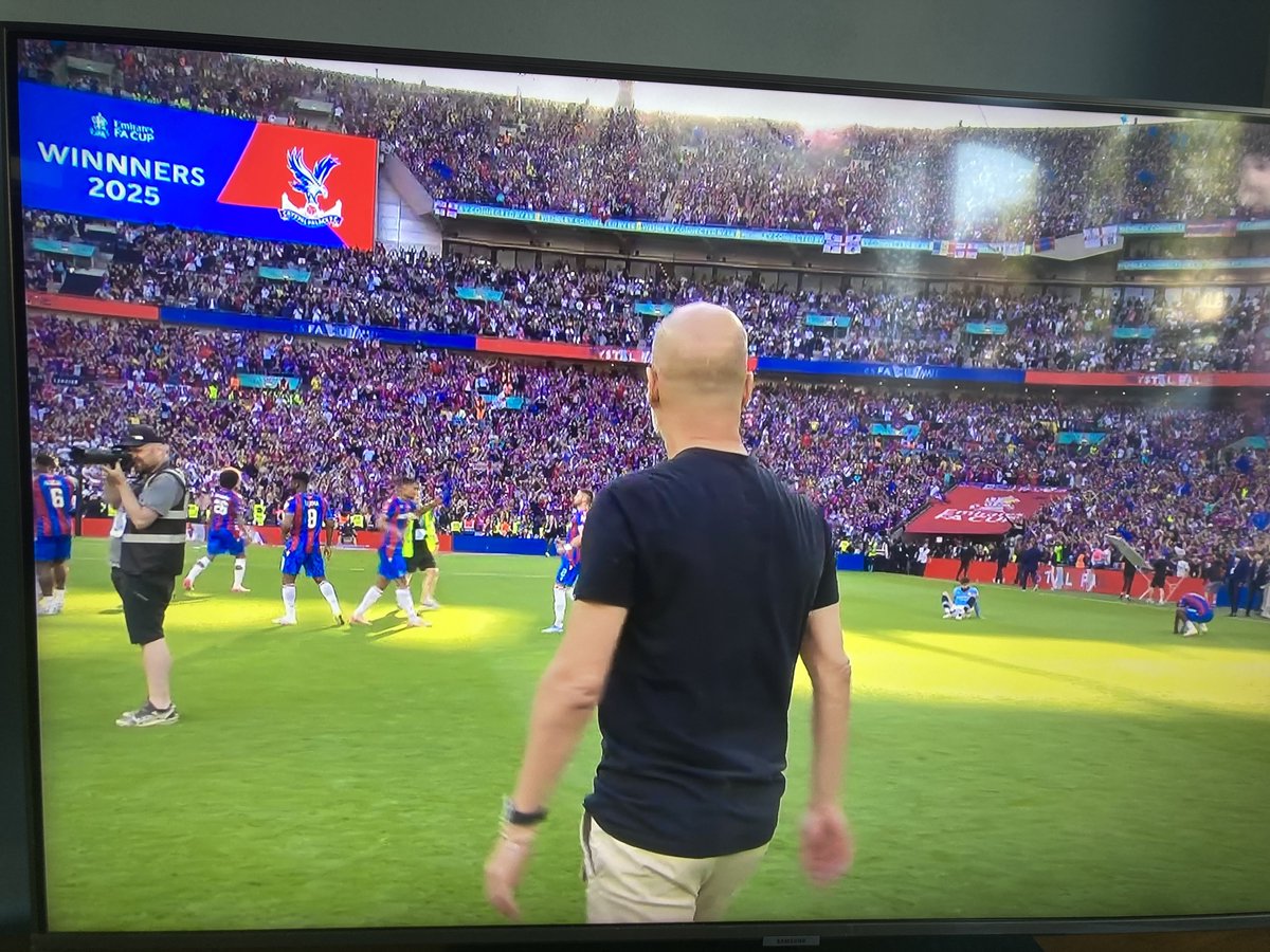 Palace‘s big moment ruined by a typo on the scoreboard