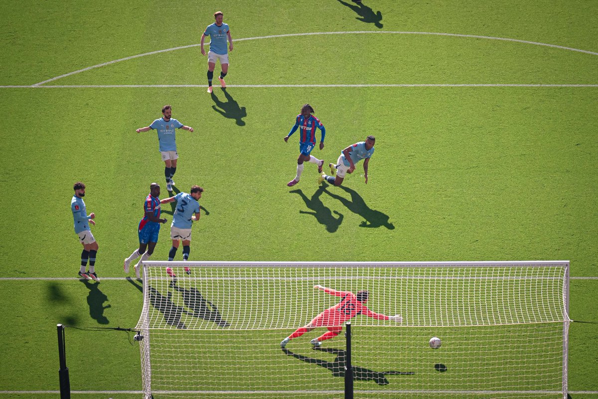 premierleague's tweet photo. The goal that secured @CPFC's first major trophy ✨ https://t.co/nD5gpdugY0