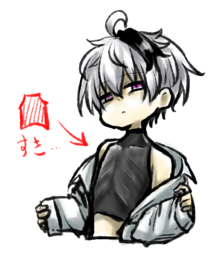 「俺馬鹿だから名前分かんねぇけどよぉ…こういう服が好きってことだけは分かるぜ… 」|空どうふ@自分の作品集中中のイラスト