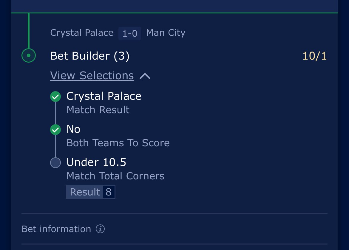 Palace place place‼️ easy win to nill for palace 👌 city are toothless