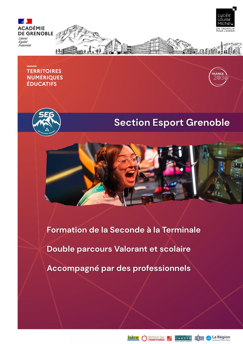 🎯 Valorant Esport Études : Allie ta passion et tes études !

Tu rêves de progresser sur Valorant tout en obtenant ton bac ? 🎮🎓

👉 Les inscriptions aux tests sont ouvertes ! Prêt à passer au niveau supérieur ? 💥

📩 Infos &amp; inscription : lien en bio