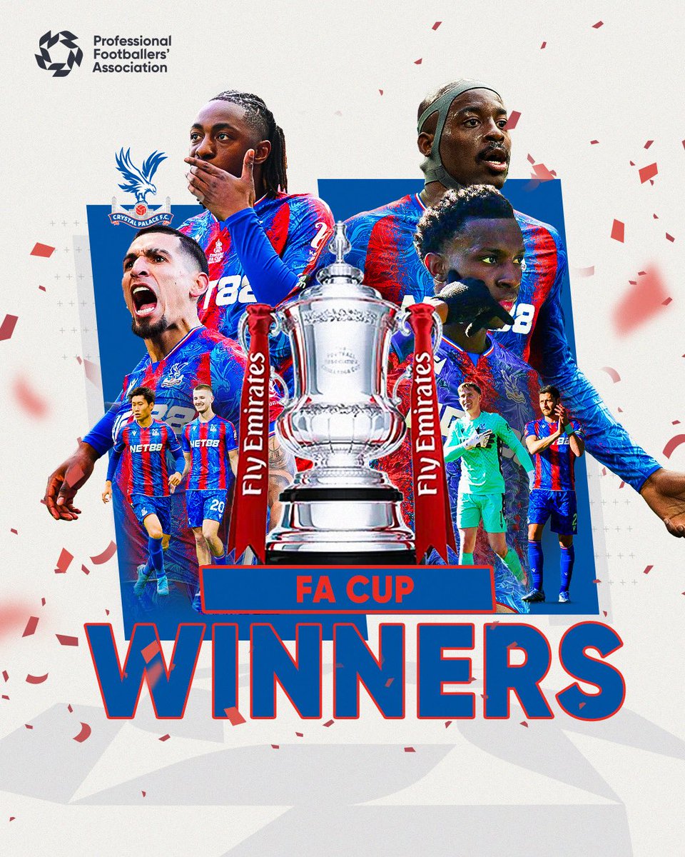 The crown comes home to the Palace 👑

Crystal Palace claim their first major trophy in the form of the FA Cup 👏