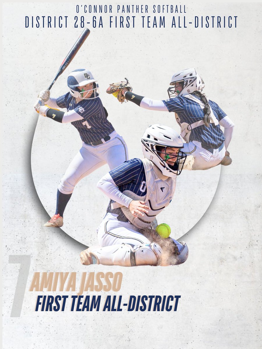 OCSoftball (@oconnorsoftball) on Twitter photo <a href="/amiyajasso22/">Amiya Jasso</a> leading the team at the plate and behind the dish earned her a First Team selection! <a href="/amiyajasso22/">Amiya Jasso</a> leading the team at the plate and behind the dish earned her a First Team selection!