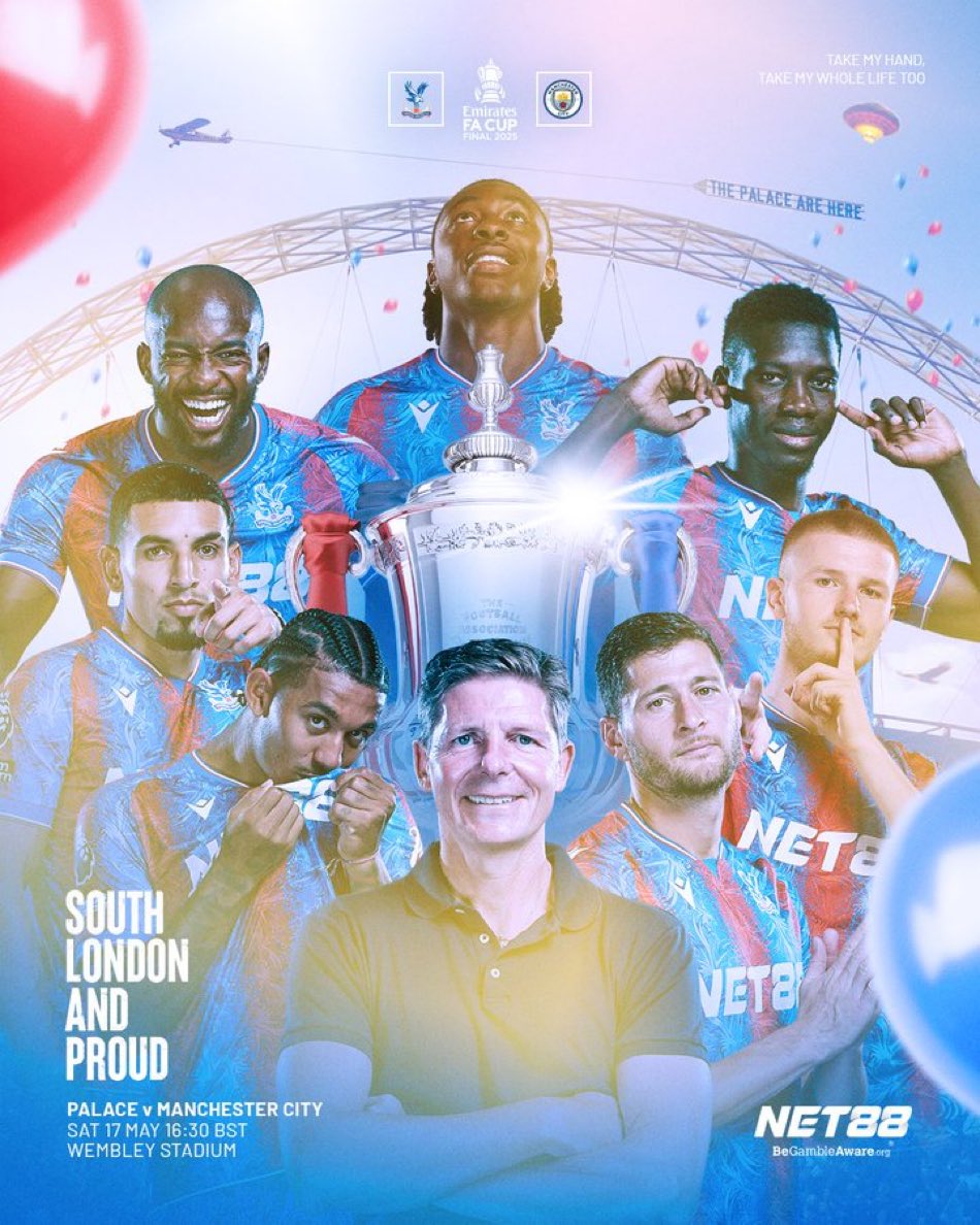 Mark (@mh030772) on Twitter photo Great day for football. Well done to <a href="/CPFC/">Crystal Palace F.C.</a>. Played some great football this season. You got your reward. Congratulations Great day for football. Well done to <a href="/CPFC/">Crystal Palace F.C.</a>. Played some great football this season. You got your reward. Congratulations