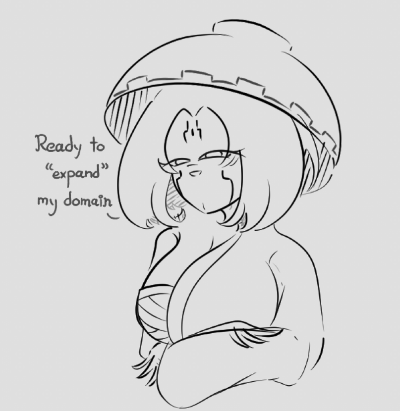 RinKuromu's tweet photo. Shinmyoumaru Sukuna's Domain "Expansion"

#東方Project #touhouproject #東方 #touhou ⁠ https://t.co/VzQ789yoVY