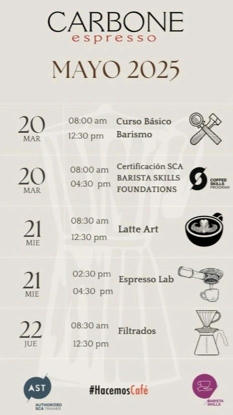 En la Accademia del Caffé no paramos. Más de 15 años evangelizando por y para el café. Inscríbete en nuestro curso básico de Barismo al 04242939280. #Caracas