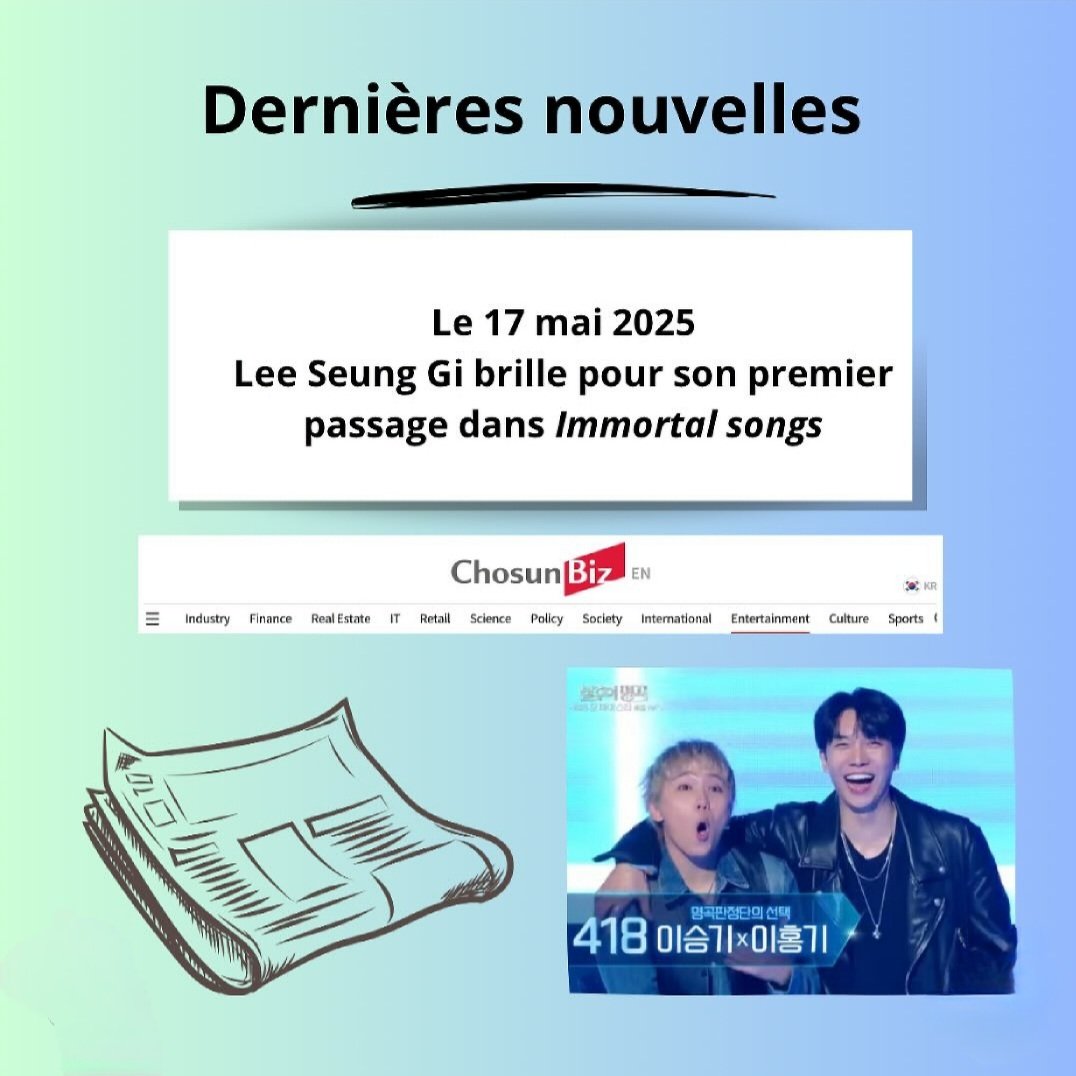 FranceAiren's tweet photo. Seung Gi brille pour son premier passage dans Immortal songs
https://t.co/709BGHSzcM
#LeeSeungGi #ImmortalSongs
#LeeHongGi #KBS2 #DuoLegend #KoreanMusic #KBallad #PerformanceLive #JeonjuLeeBrothers #RockVocal #FamilyStrength #MusicPassion #FanSupport #KDramaStar #KPopCulture https://t.co/0fHUpmGQcf