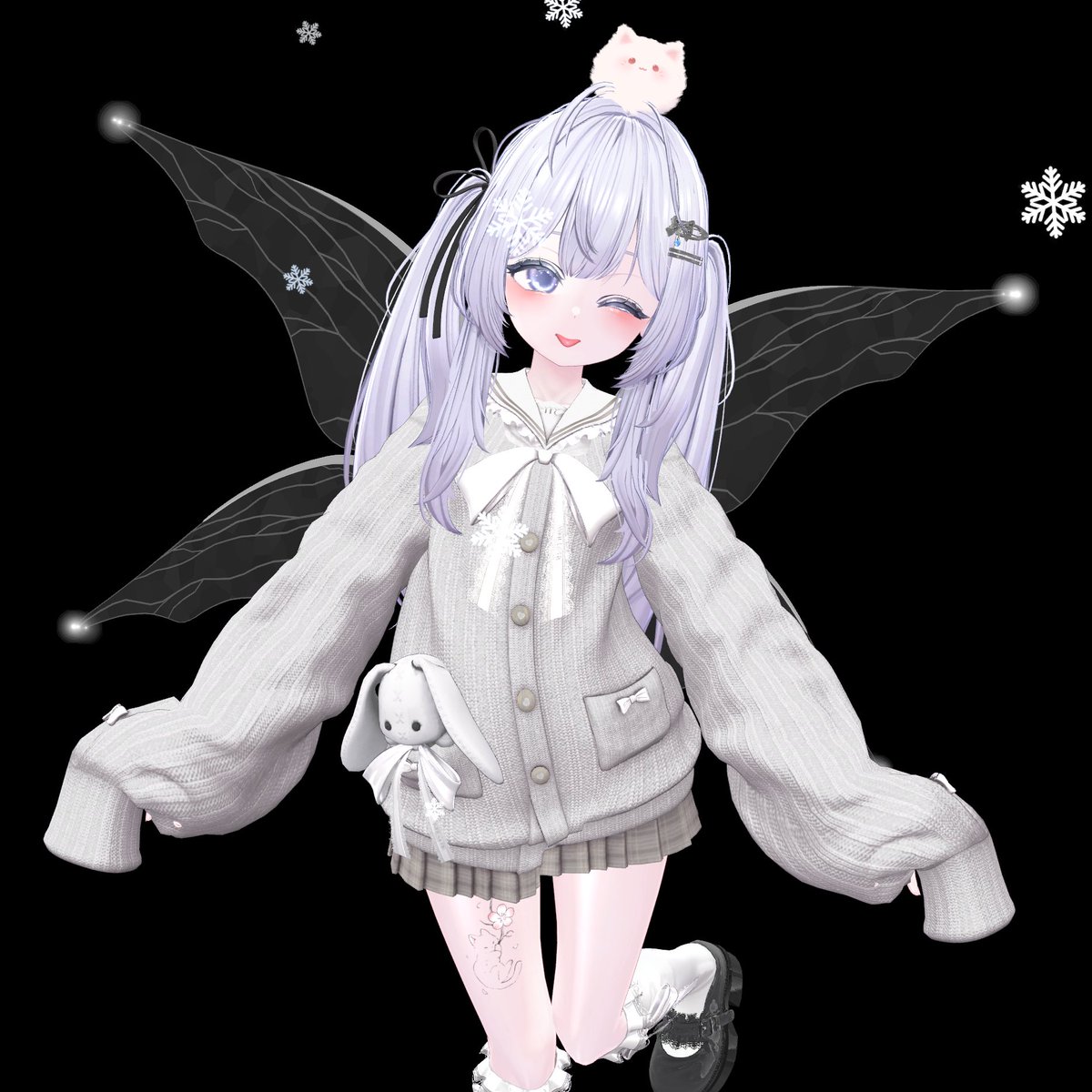 _SYukii_'s tweet image. 18/5/25 🩵🩶

#AvatarPoseLibrary #tailshop #Shinano3D