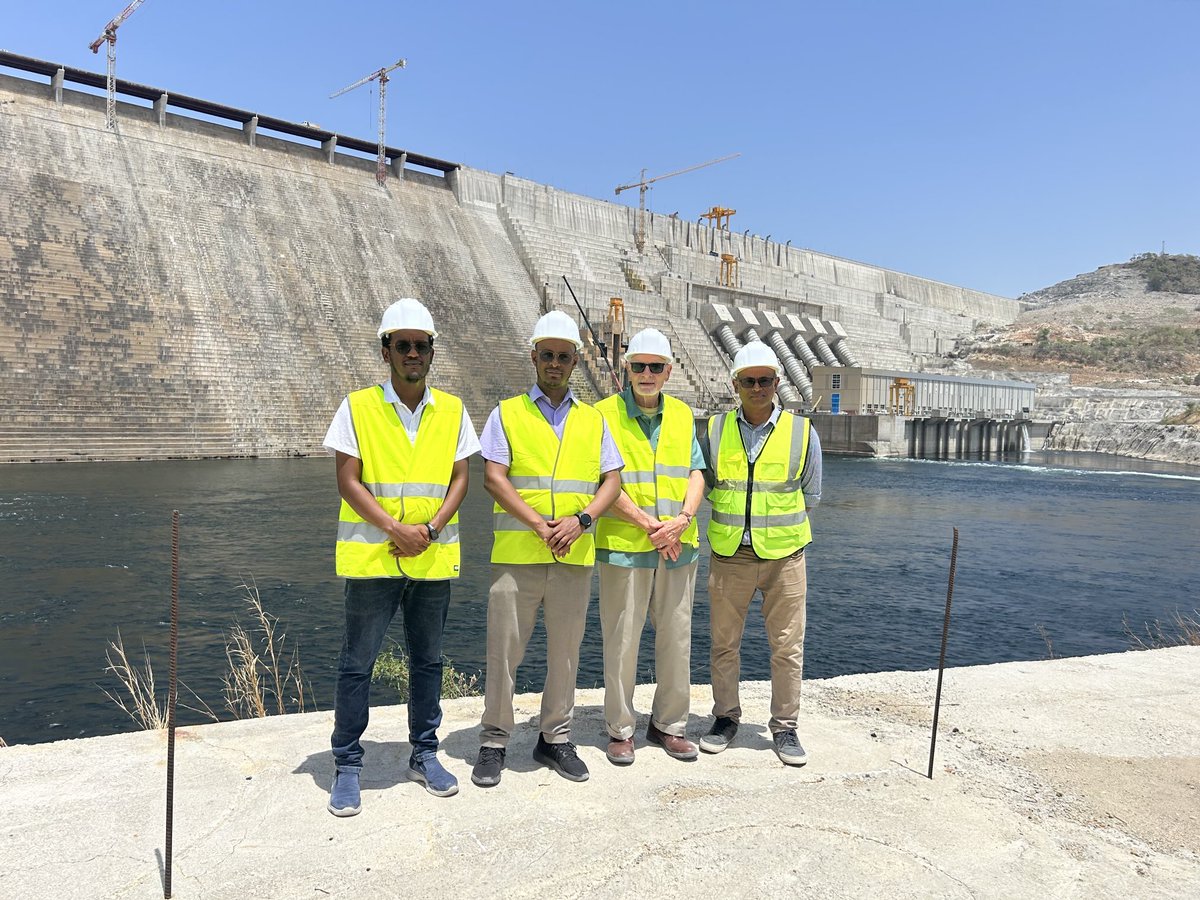lfreemansafrica's tweet photo. I was privileged to visit the GERD today (5/17) for several hours. I reviewed the progress that has been made since my last visit on 2022. The #GERD , which is scheduled to be inaugurated this September is a great success for #Ethiopia and for all of #Africa. #GoGERD https://t.co/feGYXG3S4S