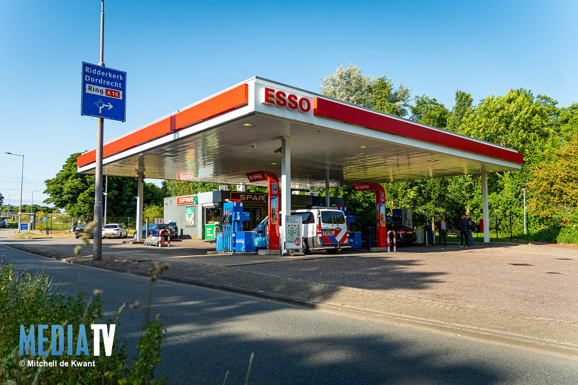 Overval op tankstation in Rotterdam