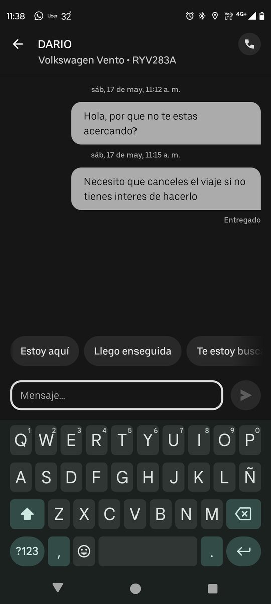 OmarLoresca's tweet photo. Ni siendo cuenta Uber One podemos tener conductores que valgan la pena, mas de una hora esperando y no tienen intenciones de acercarse ni cancelar el viaje. Y como siempre soporte de @Uber_MEX brillando por su ausencia... https://t.co/T0xSIBSHkt