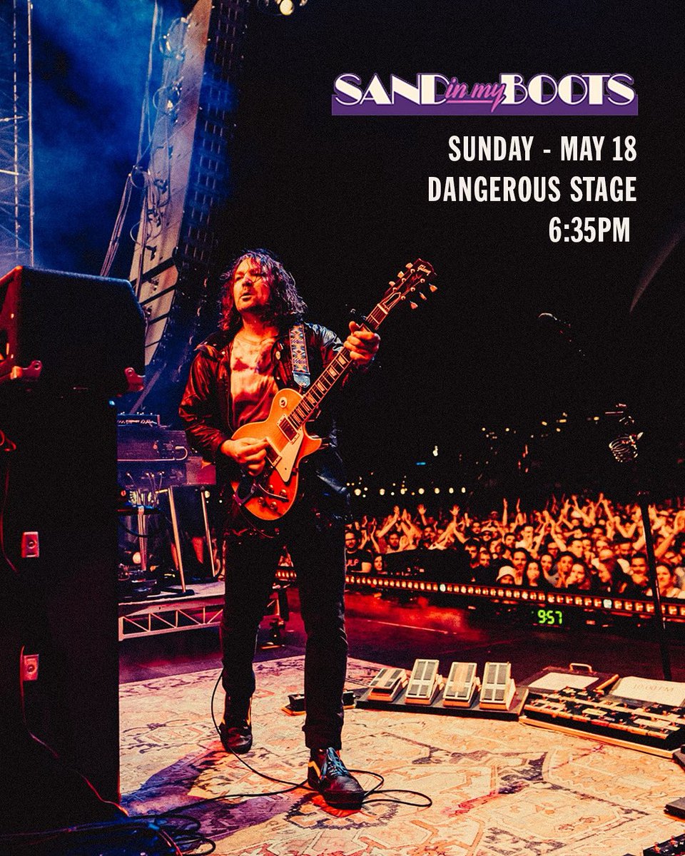The War on Drugs (@thewarondrugs) on Twitter photo Who will we see down in Gulf Shores TOMORROW? We hit the <a href="/Sandinmyboot/">Sand In My Boots Fest</a> Dangerous Stage at 6:35PM! Who will we see down in Gulf Shores TOMORROW? We hit the <a href="/Sandinmyboot/">Sand In My Boots Fest</a> Dangerous Stage at 6:35PM!
