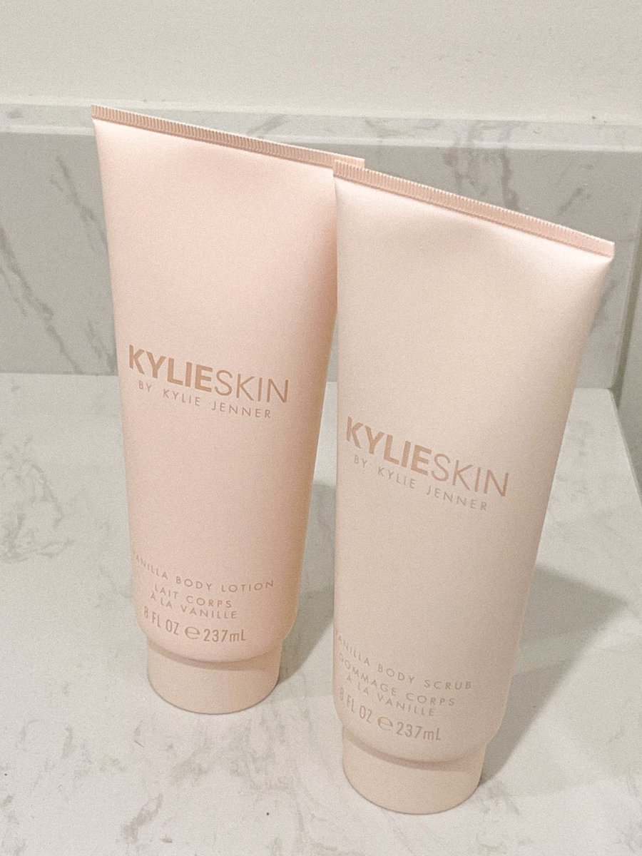 the vanilla duo your skin's been waiting for 🤍⁠ shop our vanilla body collection at kylieskin.com!