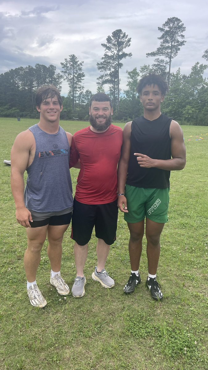 Luke Faulkner 2026 (@lukefaulkner28) on Twitter photo Great LB workout session with <a href="/CoachT_Stone/">Tripp Stone</a> and <a href="/agent_alston1/">Skylar Alston 2028 LB</a> this morning. Getting ready for camp season!
<a href="/NCFootballNews/">NC Football News</a> <a href="/PrepRedzoneNC/">Prep Redzone North Carolina</a> <a href="/pepman704/">Matt Morrow</a> Great LB workout session with <a href="/CoachT_Stone/">Tripp Stone</a> and <a href="/agent_alston1/">Skylar Alston 2028 LB</a> this morning. Getting ready for camp season!
<a href="/NCFootballNews/">NC Football News</a> <a href="/PrepRedzoneNC/">Prep Redzone North Carolina</a> <a href="/pepman704/">Matt Morrow</a>