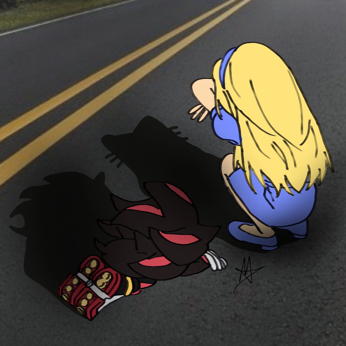 XD
#shadow #ShadowTheHedegehog #maria #newartist #art #tec