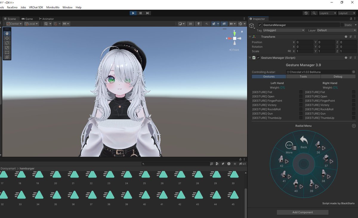REDVRChat's tweet image. APLなにが便利ってポーズサムネも自動で作ってくれるから分かりやすいしやる事もほぼポン付けなのが良い　#AvatarPoseLibrary
