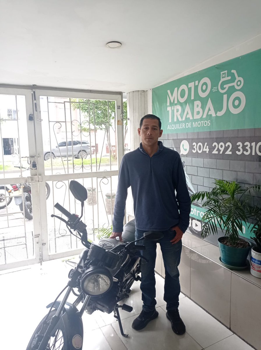 moto_trabajo's tweet photo. Alquiler de motos en Bogotá para uso personal o para trabajar en aplicaciones. Renta de motocicletas con opción de compra en Moto Trabajo. #mototrabajo #renting #alquilerdemotos #ubermoto #yango #didi #picap #indrive https://t.co/MaQ2RMrSIf
