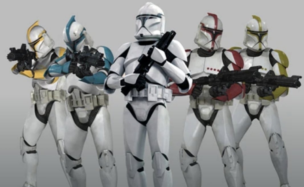 Colonel_Stan's tweet photo. Just imagine this customization with clone troopers. 

#StarWars #AttackOfTheClones #CloneWars #CloneTrooper #Fortnite #FortniteChapter4Season2 #FindTheForce #FortniteChapter6 #GalacticBattle https://t.co/kFdowp8QB6