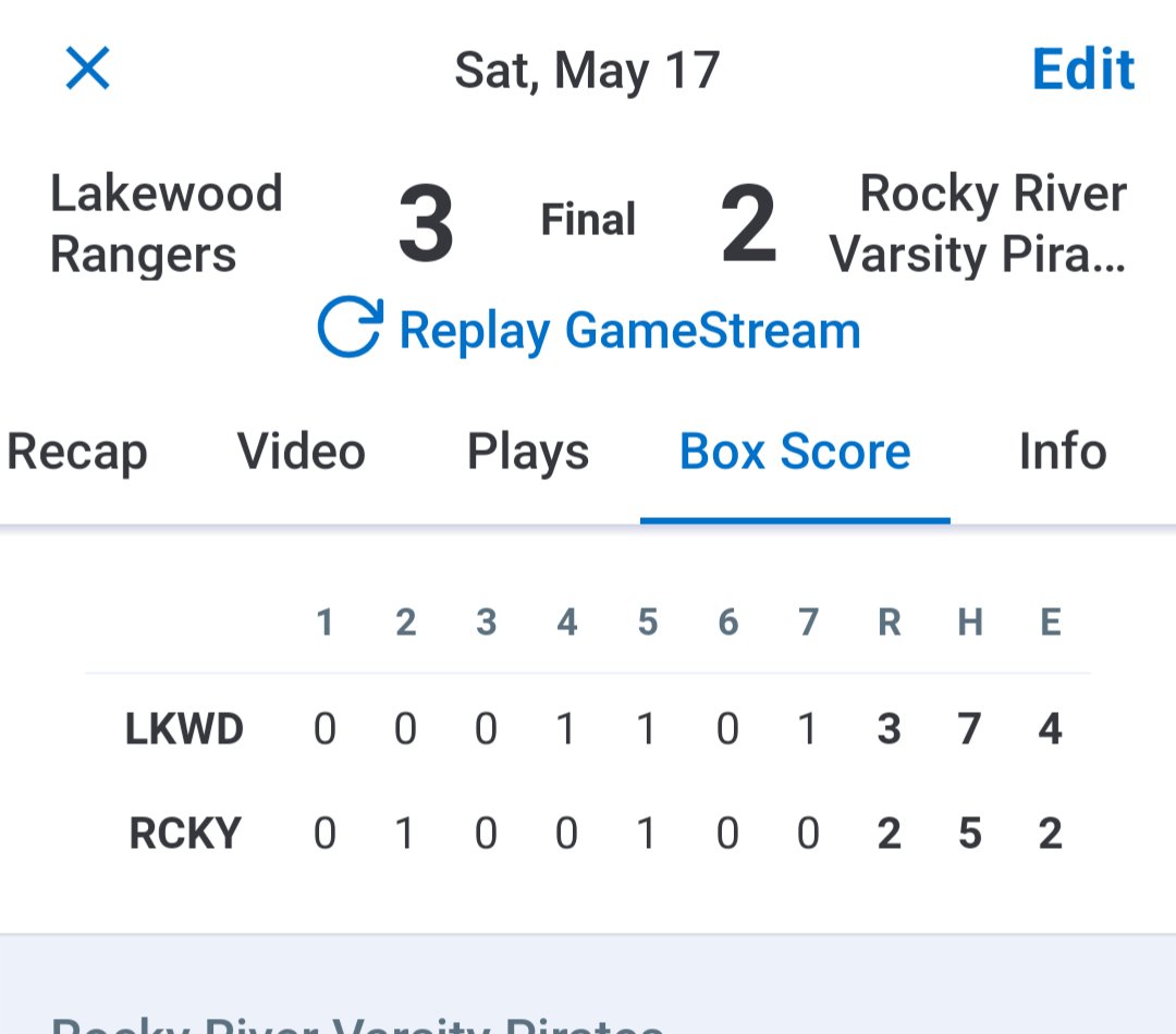 Lakewood Softball tweet media