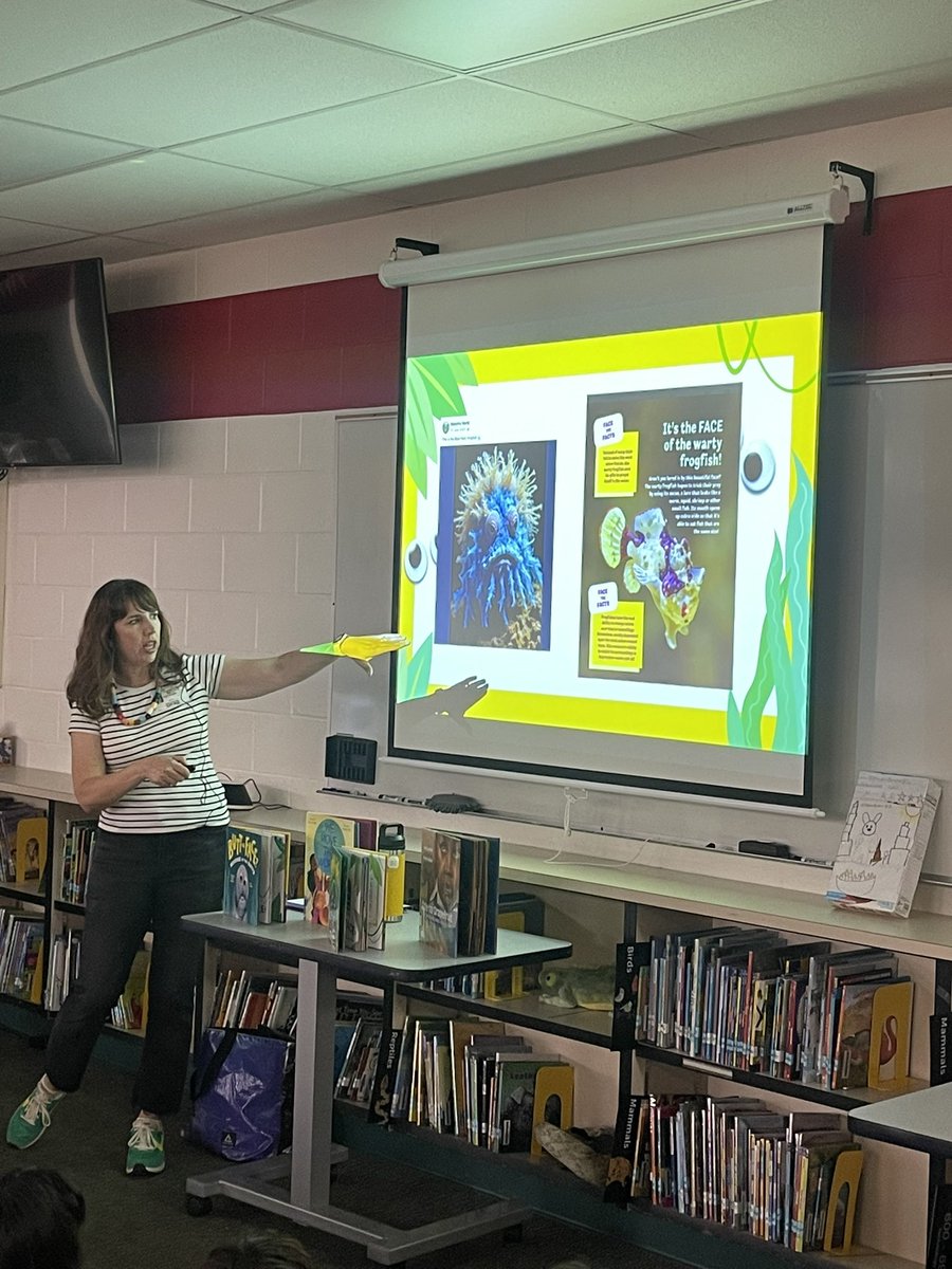 We had a BLAST w/ author Kari Lavelle! Kari, the brilliant mind behind the Butt or Face? series, had the kids giggling, guessing, &amp; learning all at once. Thank you, Kari, for bringing humor &amp; creativity to Cody. We’re still laughing &amp; looking at animals a little diff  now.