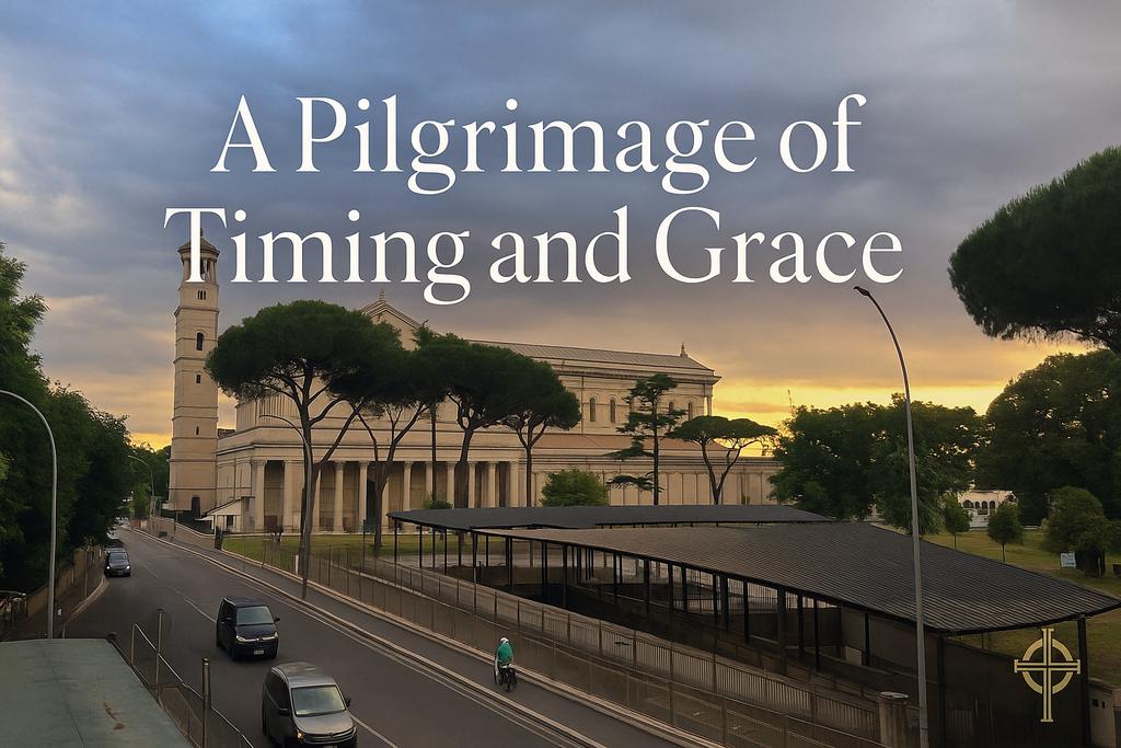 A pilgrimage that changed me.

Pope Leo celebrates his first Mass tomorrow. We quietly attended ours tonight—at the tomb of St. Paul.

From London’s <a href="/Lead_Conf/">Leadership Conference</a> to Rome’s sacred walls, this journey has stirred something deep.

Full reflection: open.substack.com/pub/seankingsl…

#Alpha