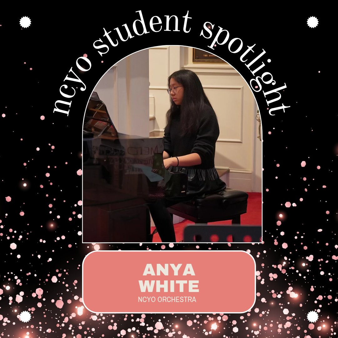 NCYOrchestra's tweet photo. Congratulations to NCYO's Anya White on all of her musical accomplishments! https://t.co/kUxH0vDNin