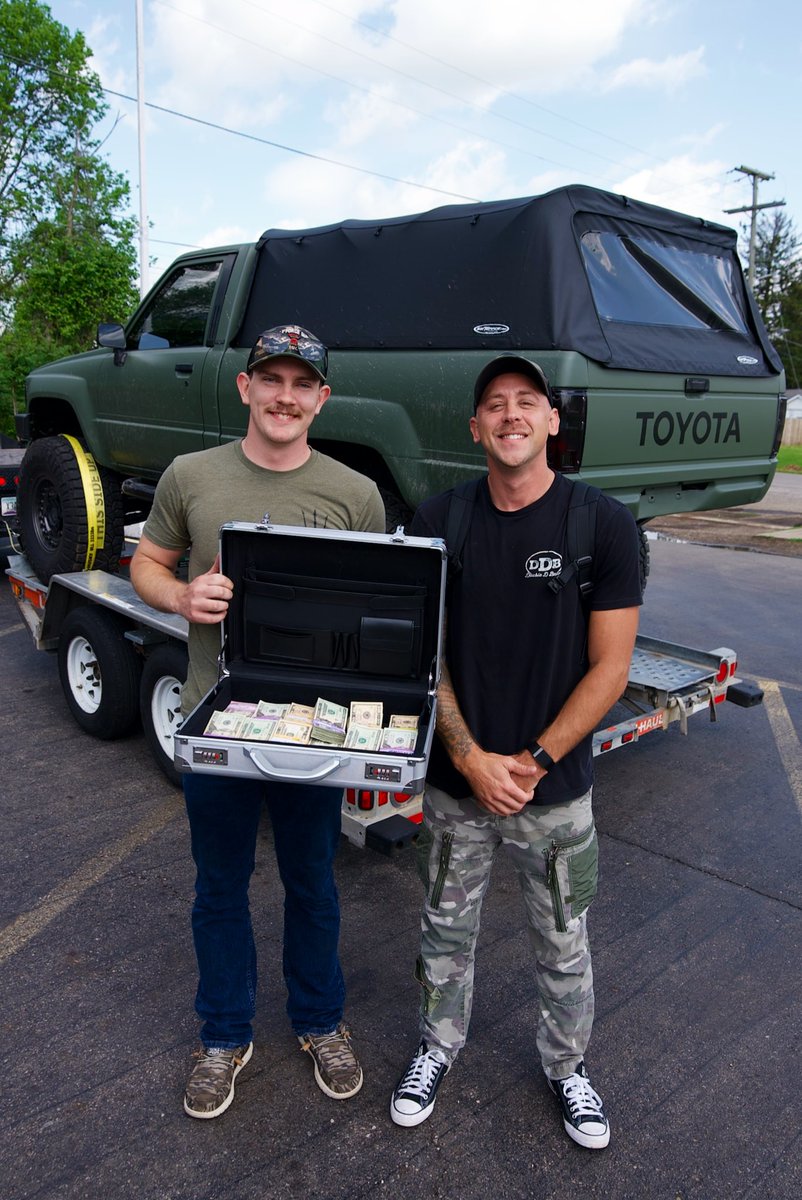Congrats to Andrew Gale winning my Toyota pickup and $20,000 dollars cash!