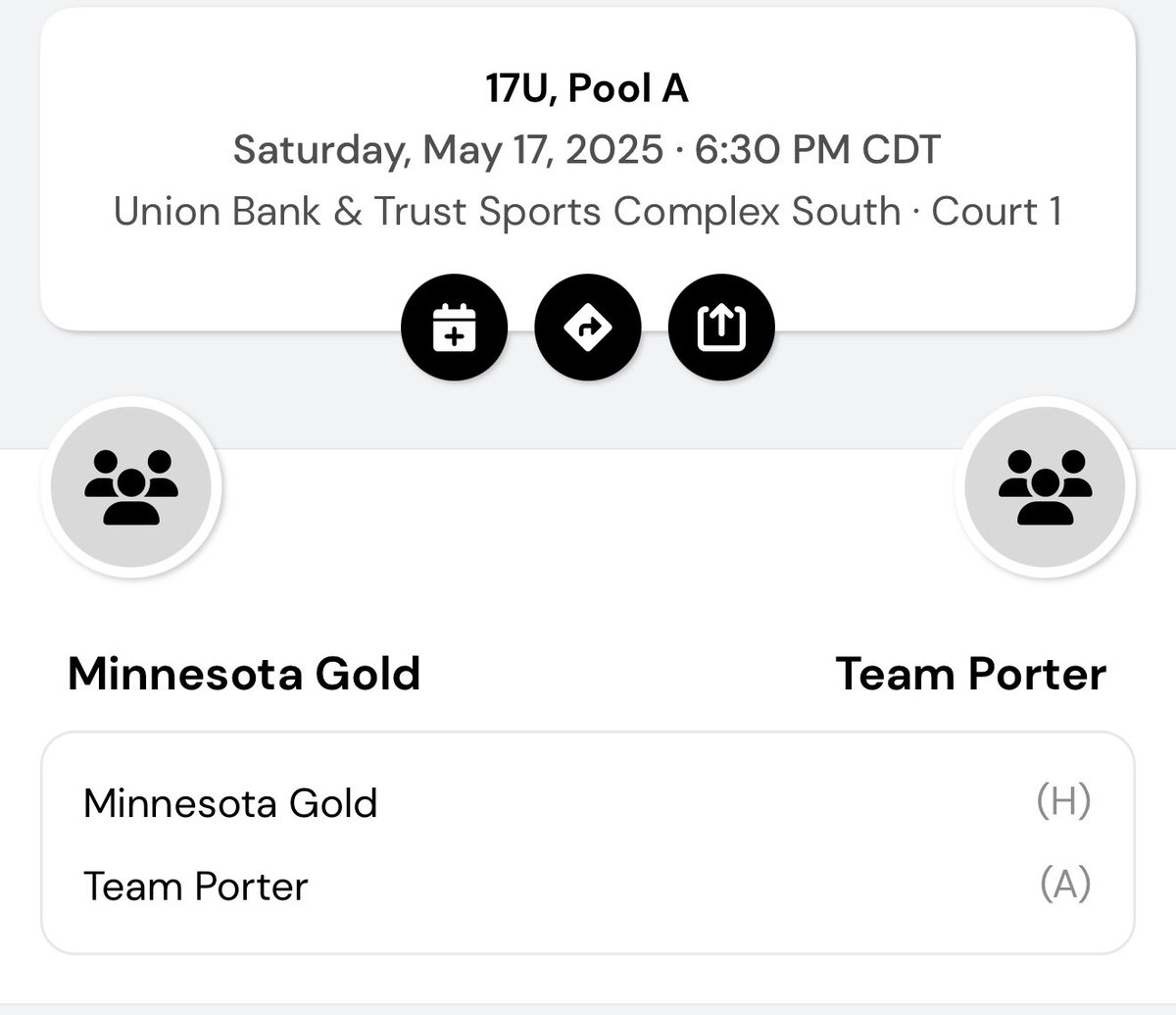 Minnesota Gold Basketball (@minnesotagold) on Twitter photo Last game in the <a href="/3StripesGOLD/">3Stripes GOLD Basketball</a> session II for our 17u squad. Looking to finish strong with a win!
📍 UBT sports complex, Court 1
⏰ 6:30pm Last game in the <a href="/3StripesGOLD/">3Stripes GOLD Basketball</a> session II for our 17u squad. Looking to finish strong with a win!
📍 UBT sports complex, Court 1
⏰ 6:30pm
