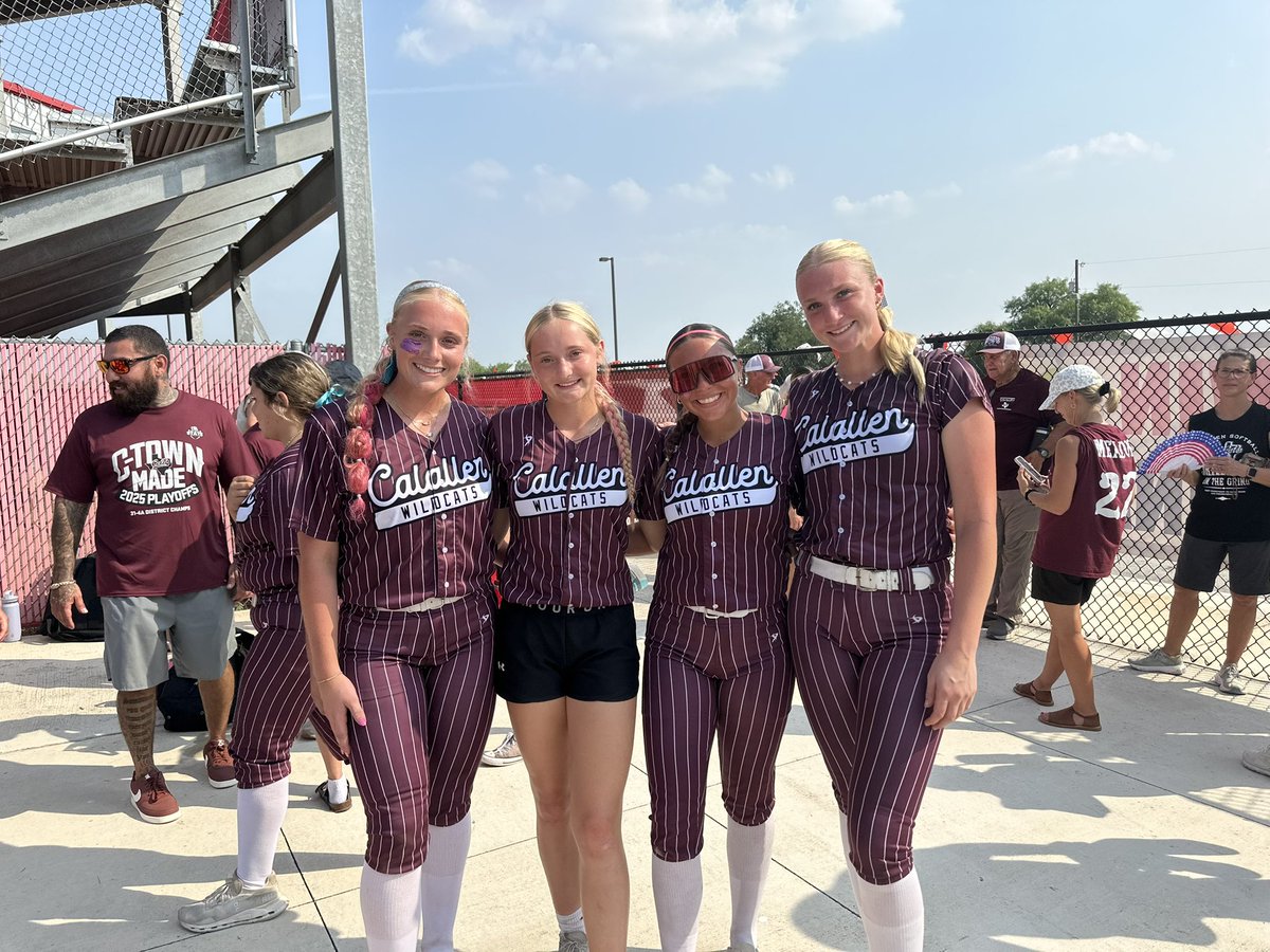Kylie Rae Butcher (@kylie_2k9) on Twitter photo We are headed back to the State Semifinals after a solid 5-2 win over Fredericksburg! Letโs keep it rolling, Lady Cats! <a href="/CoachCSalt/">Carlton Salters</a> <a href="/RecruitCalallen/">Calallen Wildcats Recruiting</a> <a href="/coachchuck16u/">Chuck Peters</a> <a href="/Tflolentz/">Teresa Flores Lentz</a> We are headed back to the State Semifinals after a solid 5-2 win over Fredericksburg! Letโs keep it rolling, Lady Cats! <a href="/CoachCSalt/">Carlton Salters</a> <a href="/RecruitCalallen/">Calallen Wildcats Recruiting</a> <a href="/coachchuck16u/">Chuck Peters</a> <a href="/Tflolentz/">Teresa Flores Lentz</a>