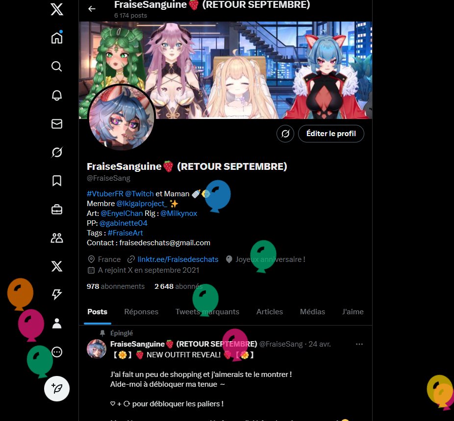 C'est mon anniversaire !! 🍓🥳