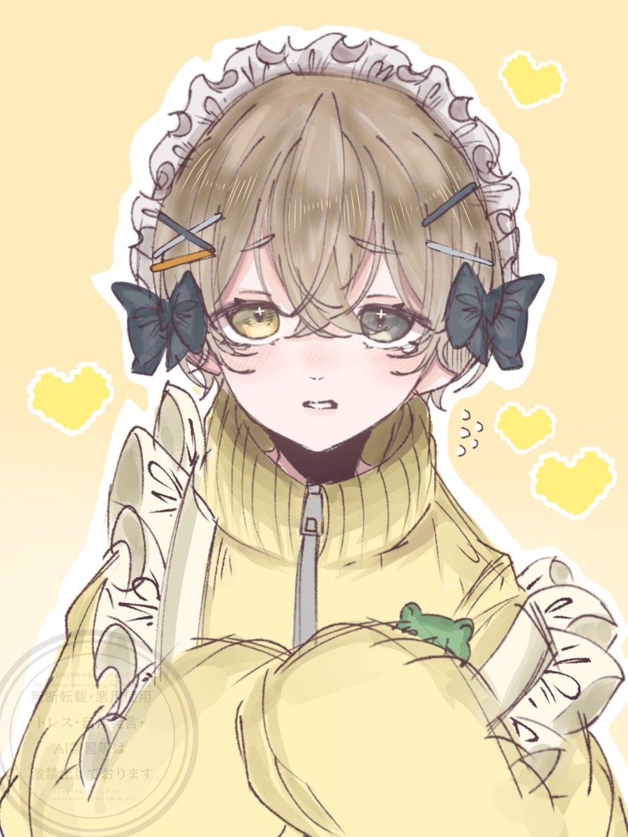 リクエストであったジャージメイド千トくん描いてみました