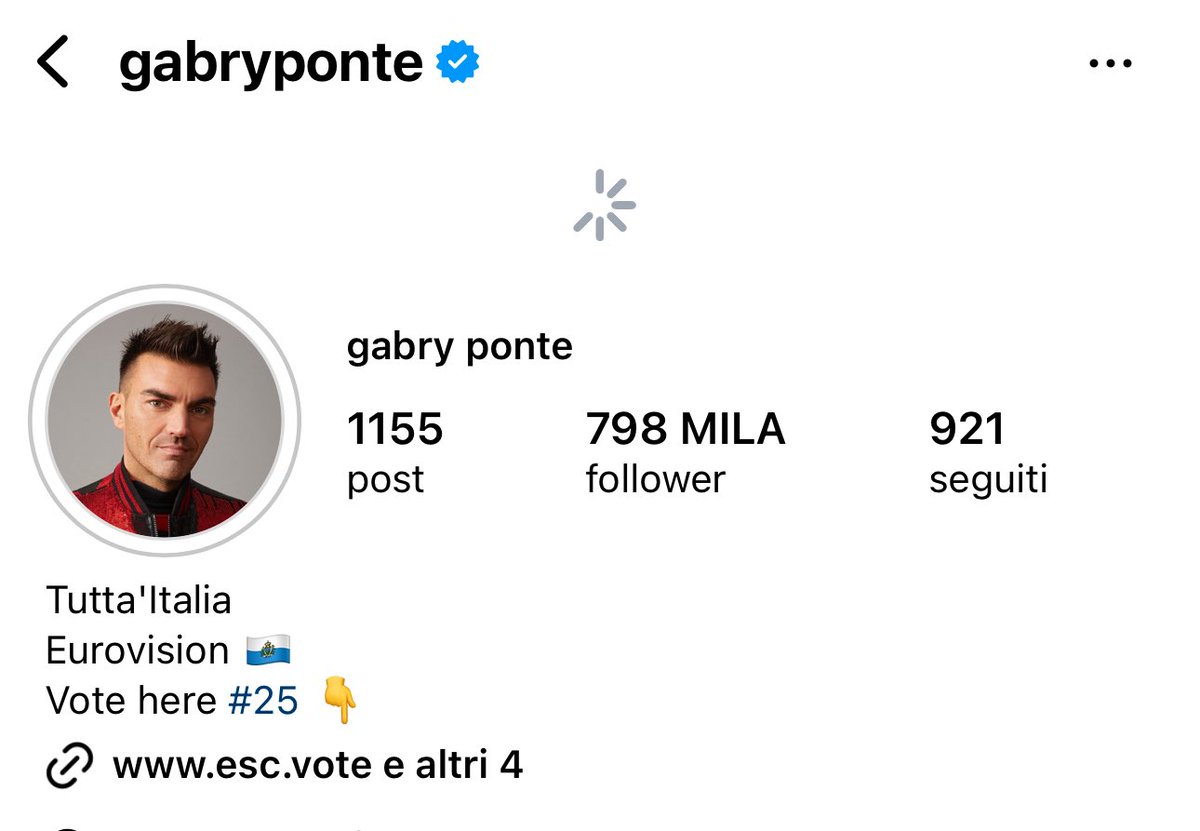 Lui ha fatto una canzone sull’Italia, è andato in mondovisione vestito con i colori dell’Italia e l’Italia non gli ha dato i 12 punti. #EscIta #Eurovision