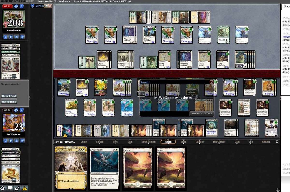 Tried to play the "good decks" in phoenix and mono red during the week. Decided they are horribly misbuilt and didnt have time to fix them.

Shout out to <a href="/Darkest_MAJ/">Michael A Jacob</a> for initial build and final tweaks. &amp; putting up with me losing my mind as every round I had to deck my opponents