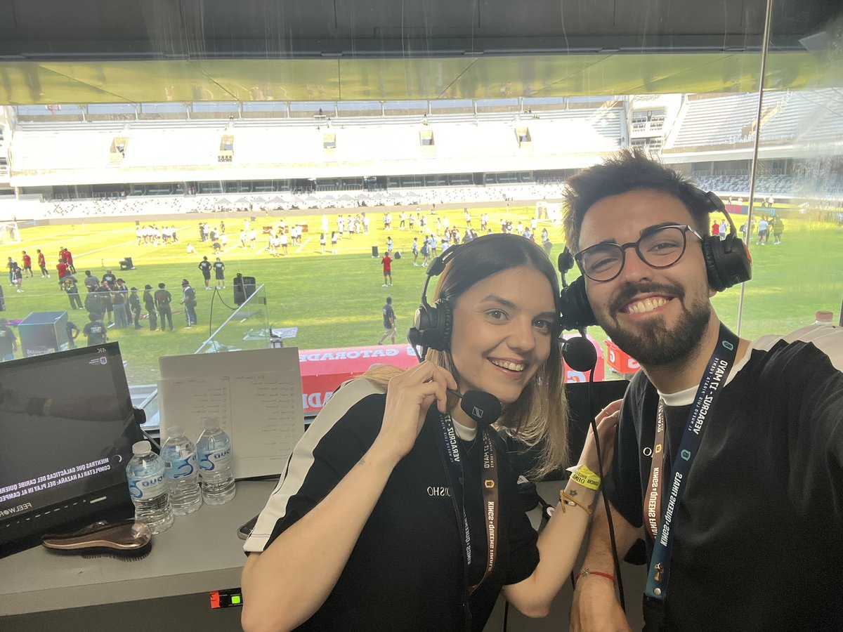 Iván Hidalgo (@ivanhidalgo_01) on Twitter photo 1/3. Todo listo desde Veracruz, México, para contaros la final de la <a href="/QueensLeague/">Queens League Oysho Spain</a>.
<a href="/iratividal/">Irati Vidal</a> 🤝🏽 1/3. Todo listo desde Veracruz, México, para contaros la final de la <a href="/QueensLeague/">Queens League Oysho Spain</a>.
<a href="/iratividal/">Irati Vidal</a> 🤝🏽
