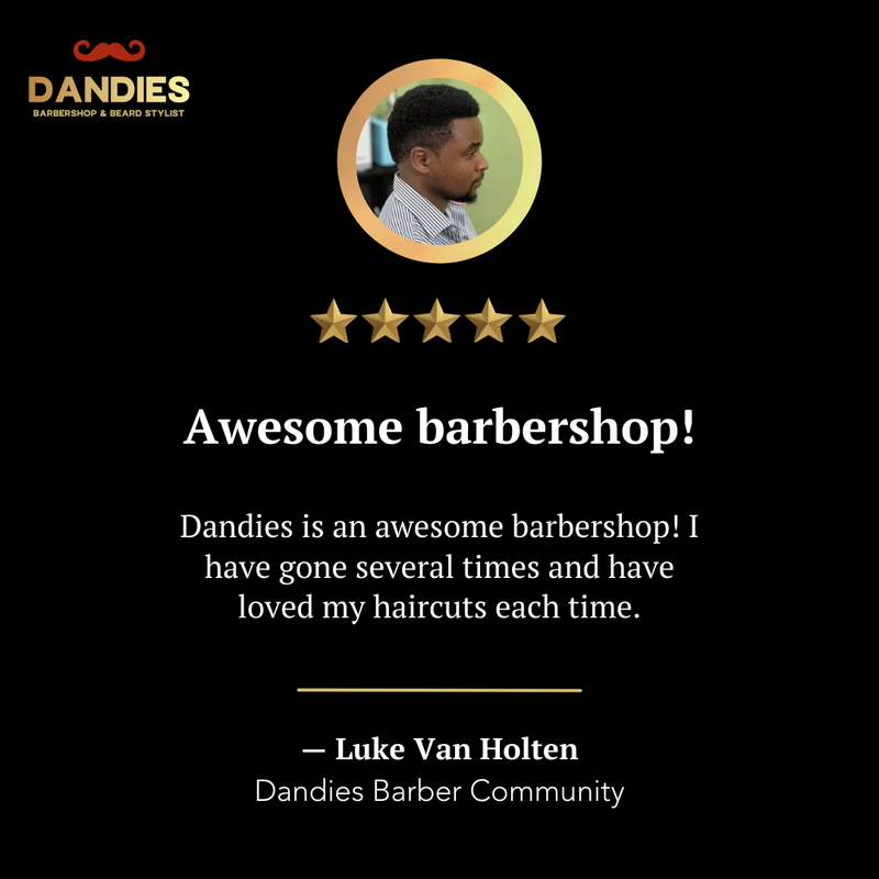 dandiesbarber's tweet photo. ⭐️ Thank you, Luke, for your kind words! We’re thrilled to hear you’ve loved your haircuts every time you visit.

Book your appointment today and experience the Dandies difference: https://t.co/B9j4UGB8qv

#CustomerReview #DandiesBarber #SharpStyle #StaySharp #GroomingExperts https://t.co/RQPagOwv52