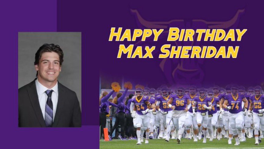 Maverick Football Scoop (@maverick_scoop) on Twitter photo We here <a href="/MinnStFootball/">Minnesota State Football</a> would love to wish <a href="/MaxSheridan22/">Max Sheridan</a> a VERY HAPPY BIRTHDAY! We hope you have a Great Day! #MavFam π€π½ππππ₯³ We here <a href="/MinnStFootball/">Minnesota State Football</a> would love to wish <a href="/MaxSheridan22/">Max Sheridan</a> a VERY HAPPY BIRTHDAY! We hope you have a Great Day! #MavFam π€π½ππππ₯³