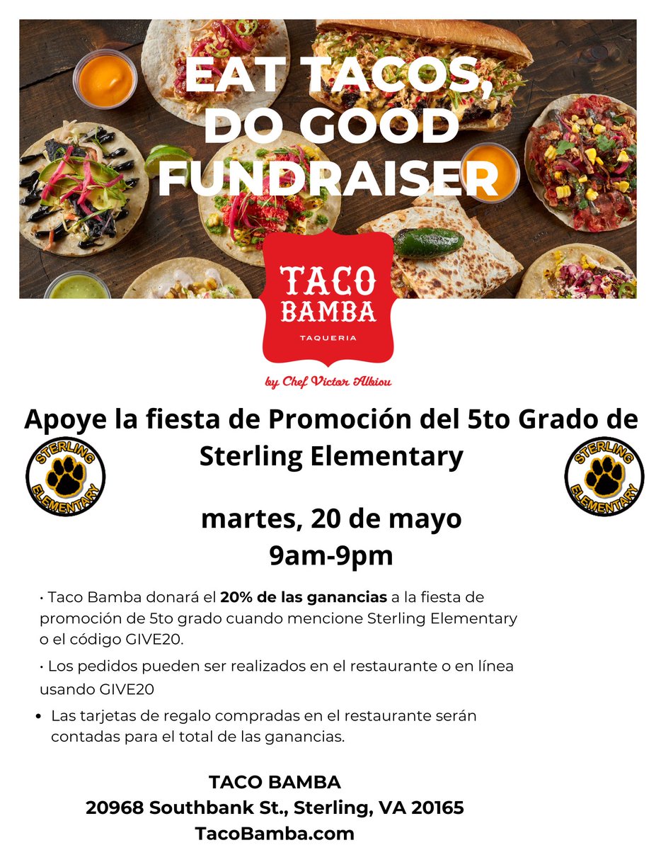 Sterling Elementary PTA tweet media