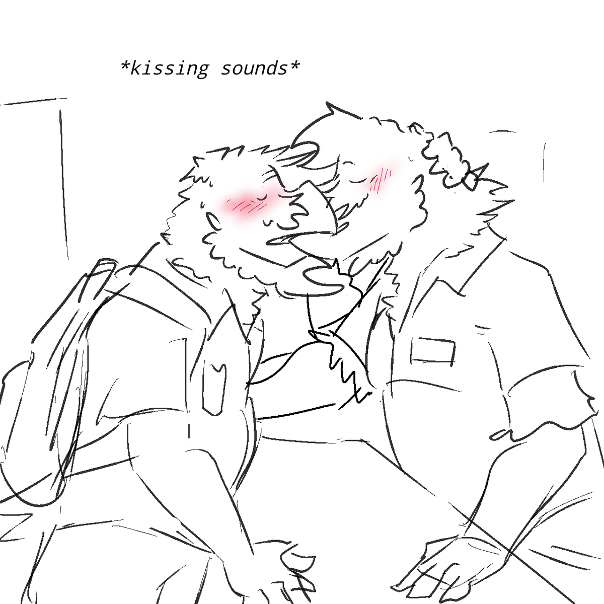 therdeorys's tweet photo. I had this idea right before entering my shift.

(By this point, those two have been already a couple for some years now)

https://t.co/BbH74kvxmr https://t.co/e8ZaiNVqih